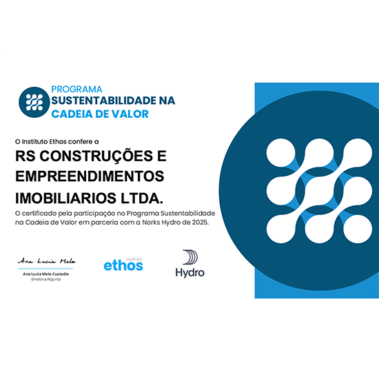 Icone-Certificado Programa Sustentabilidade na Cadeia de Valor